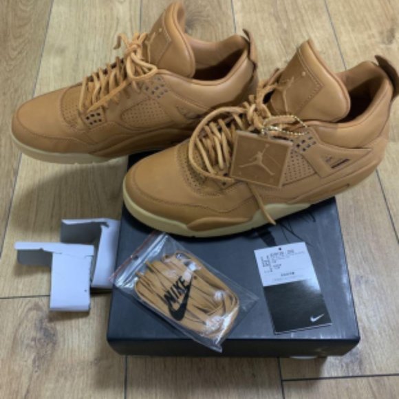 Jordan 4 Retro Ginger Wheat - Picture 2 of 4
